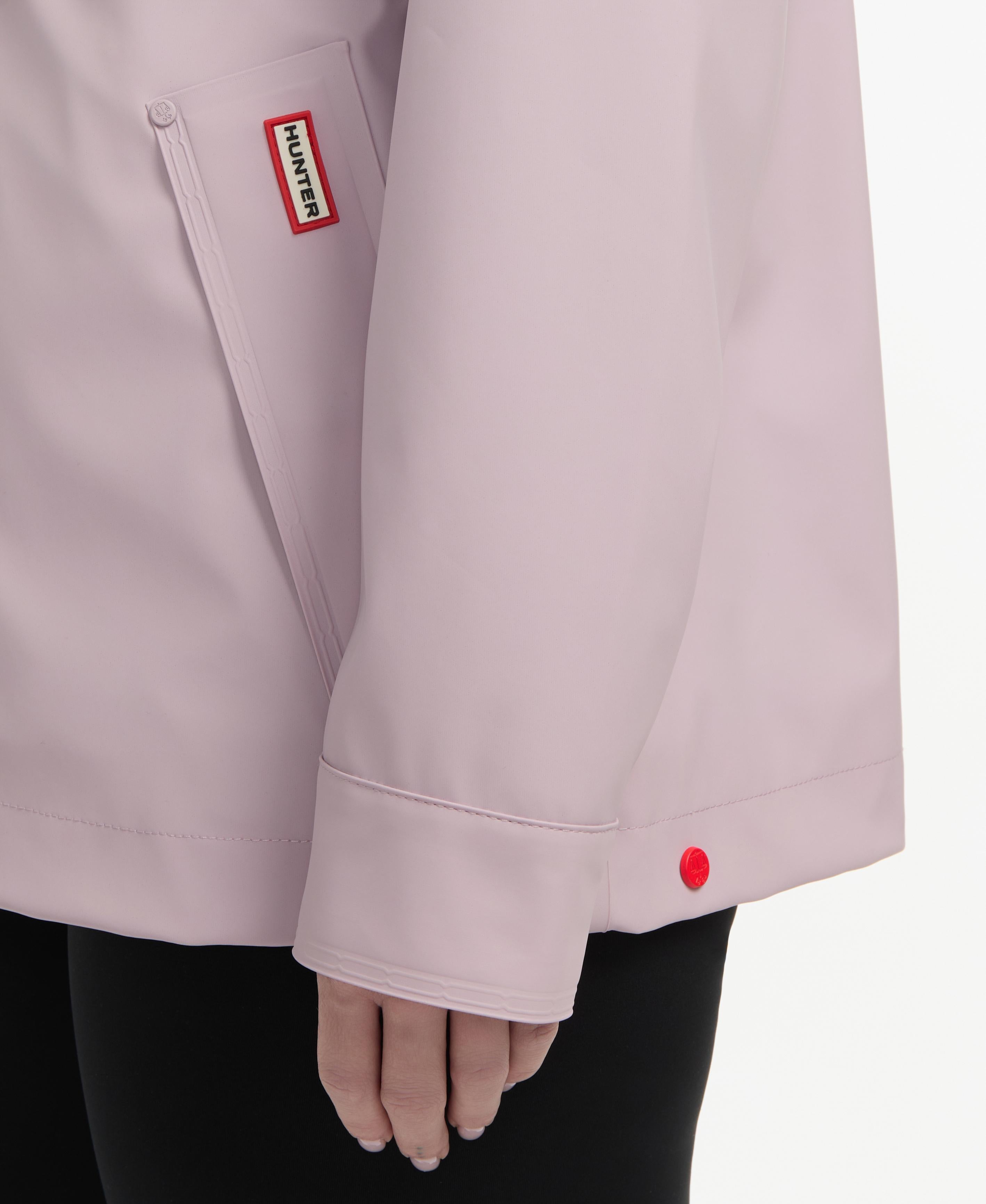 Hunter Women ABBEY SHORT RUBBERIZED RAIN JACKET ROSE