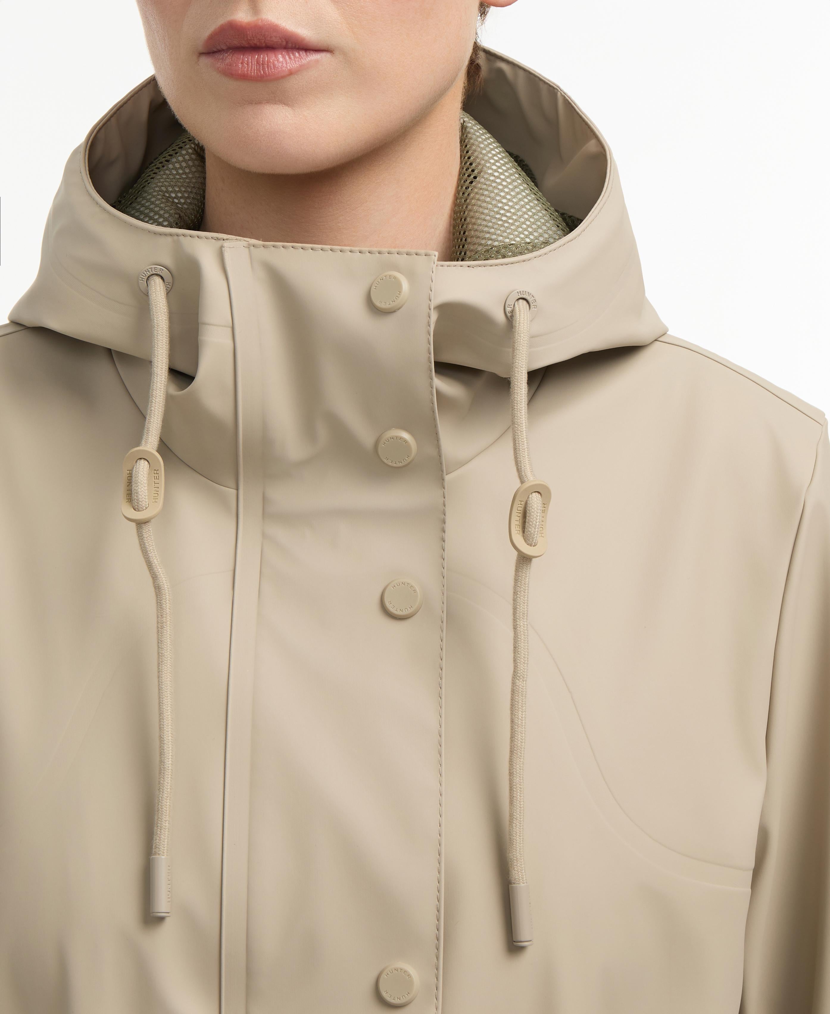 Hunter Women ABBEY SHORT RUBBERIZED RAIN JACKET WHEAT