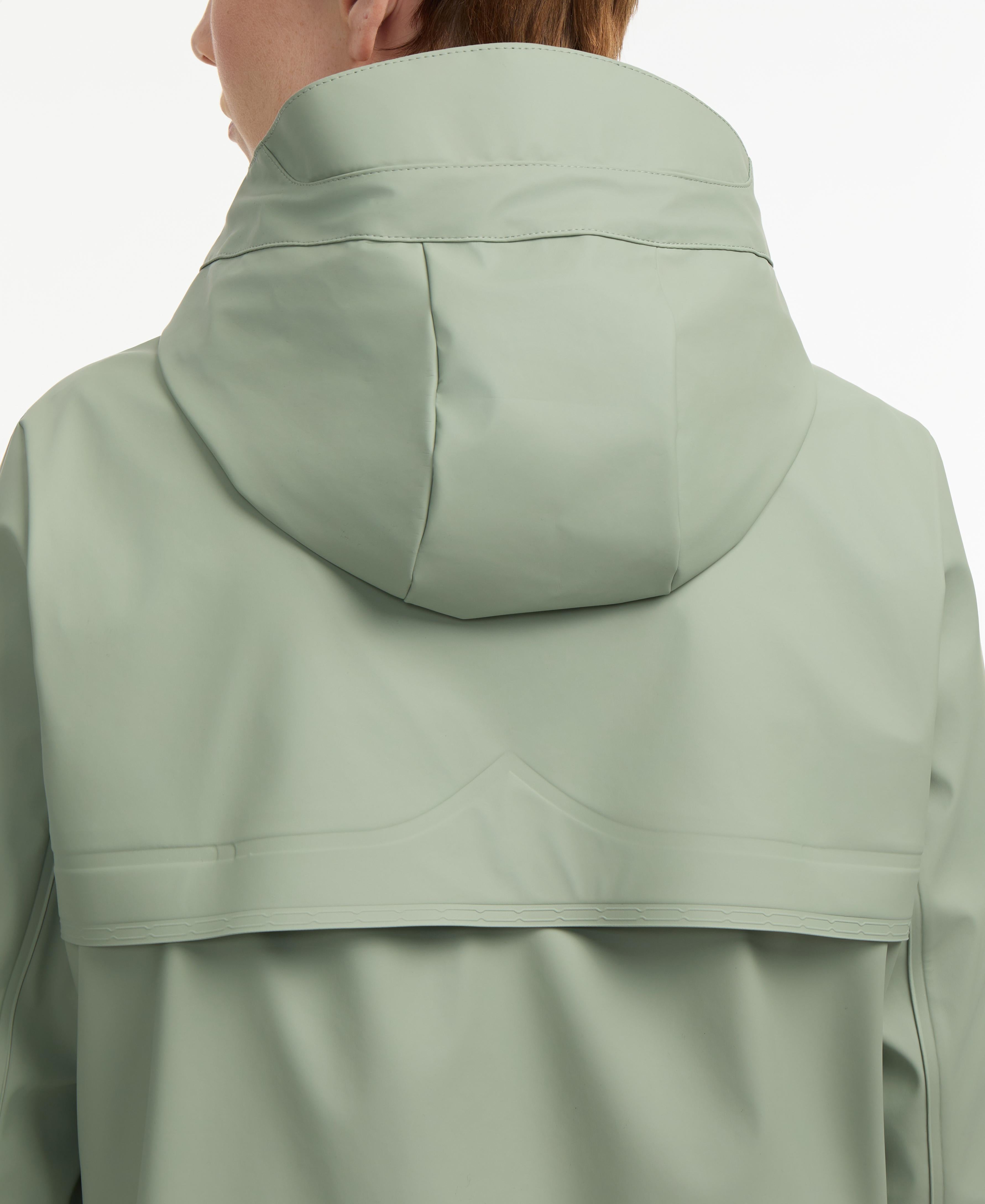 Hunter Women SPRING RUBBERIZED RAIN COAT HERB SAGE
