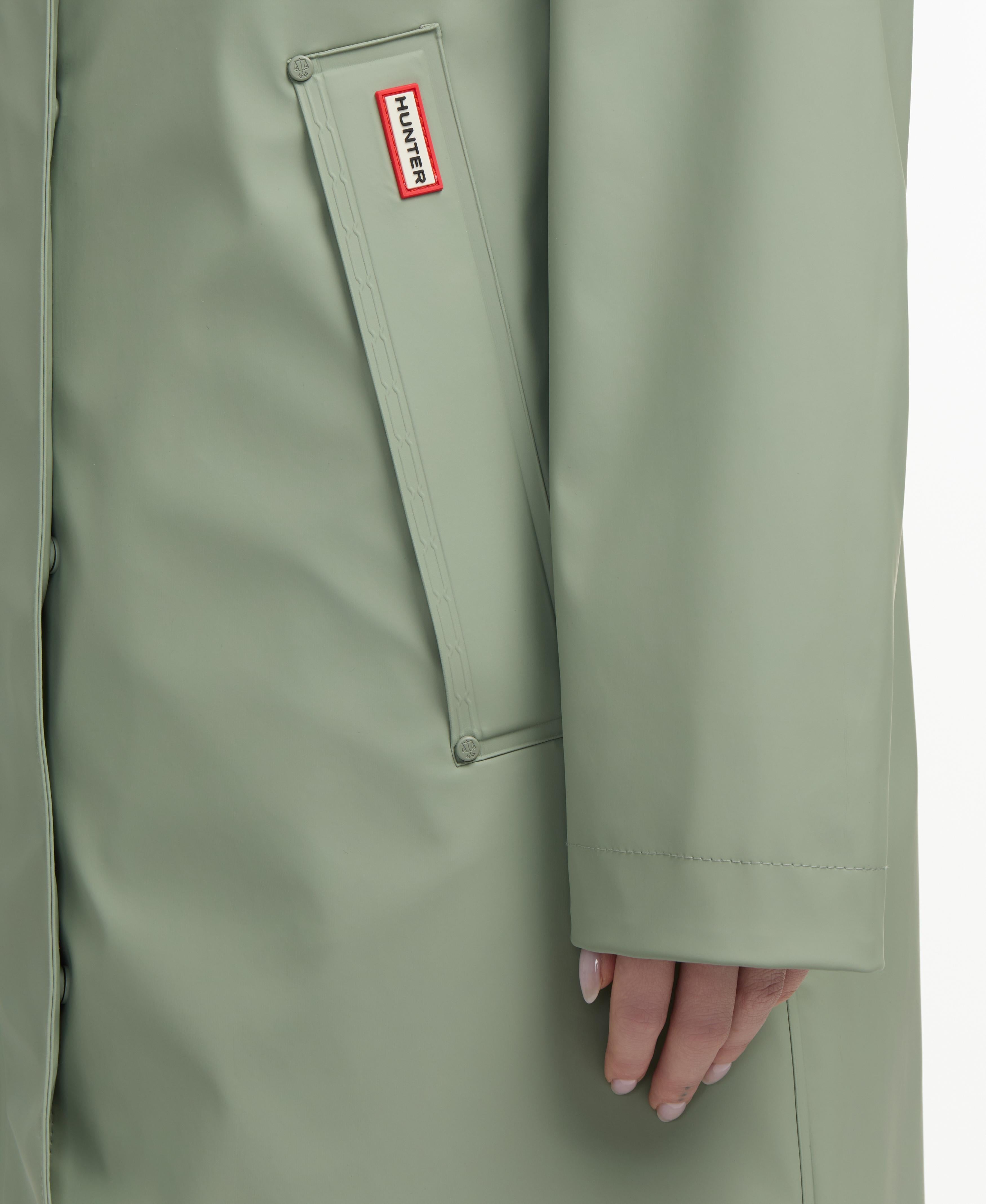 Hunter Women SPRING RUBBERIZED RAIN COAT HERB SAGE