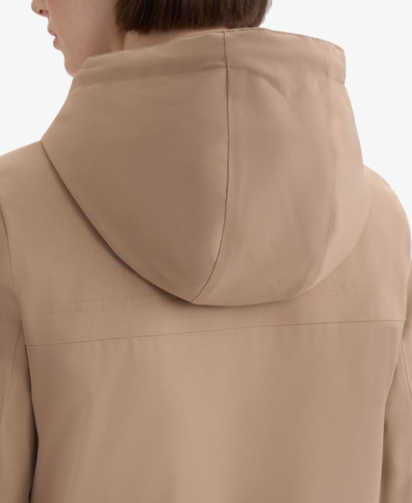 Hunter Women BLAKE POLY SHORT RAIN JACKET BRITISH TAN