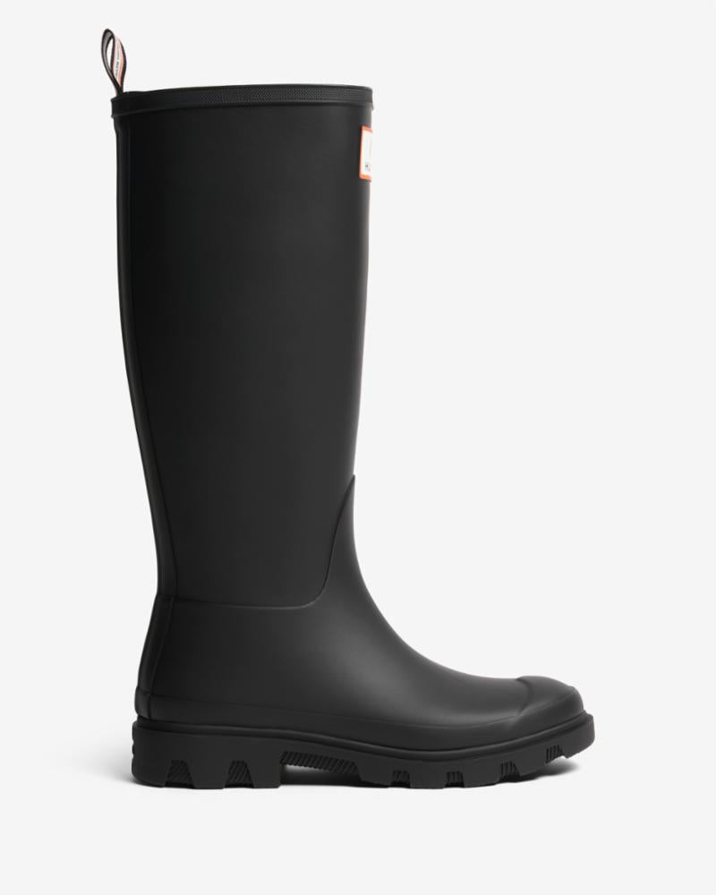 Hunter Men MK X HUNTER UNISEX DOWNPOUR TALL BOOTS BLACK P199