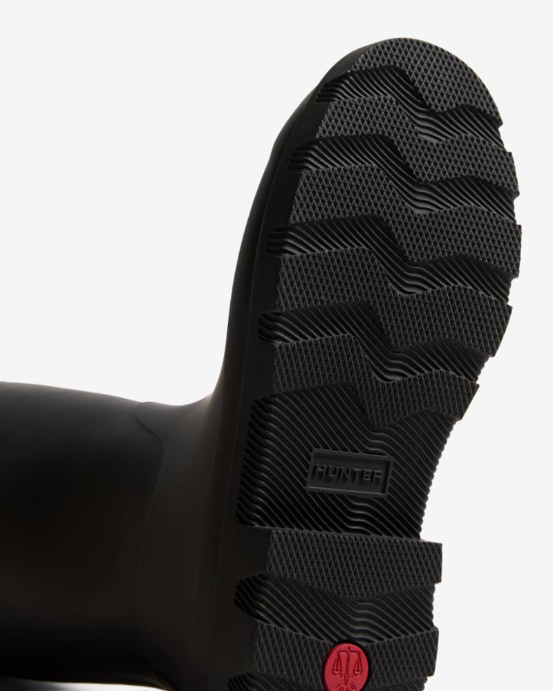Hunter Men MK X HUNTER UNISEX DOWNPOUR TALL BOOTS BLACK P199