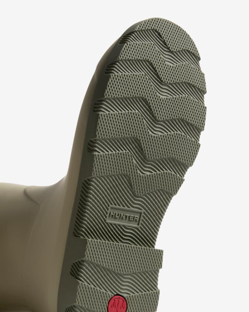 Hunter Men MK X HUNTER UNISEX DOWNPOUR TALL BOOTS ASH TREE/LAUREN GREEN 0397