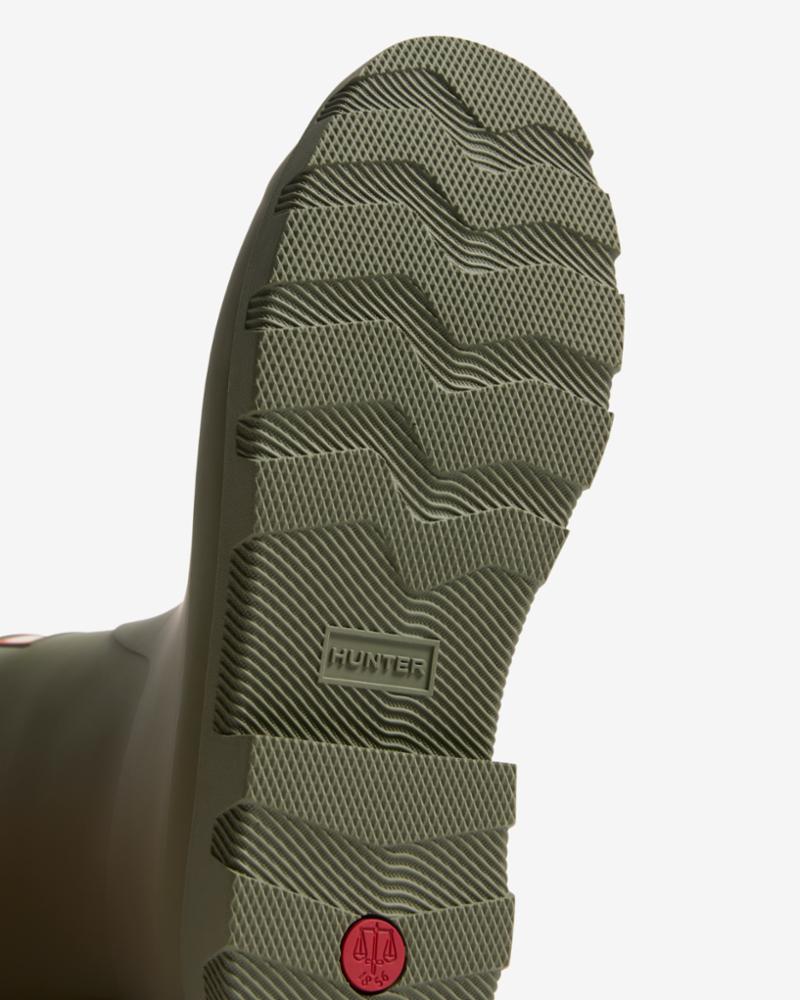 Hunter Men MK X HUNTER UNISEX DOWNPOUR SHORT BOOTS LAUREL GREEN P131