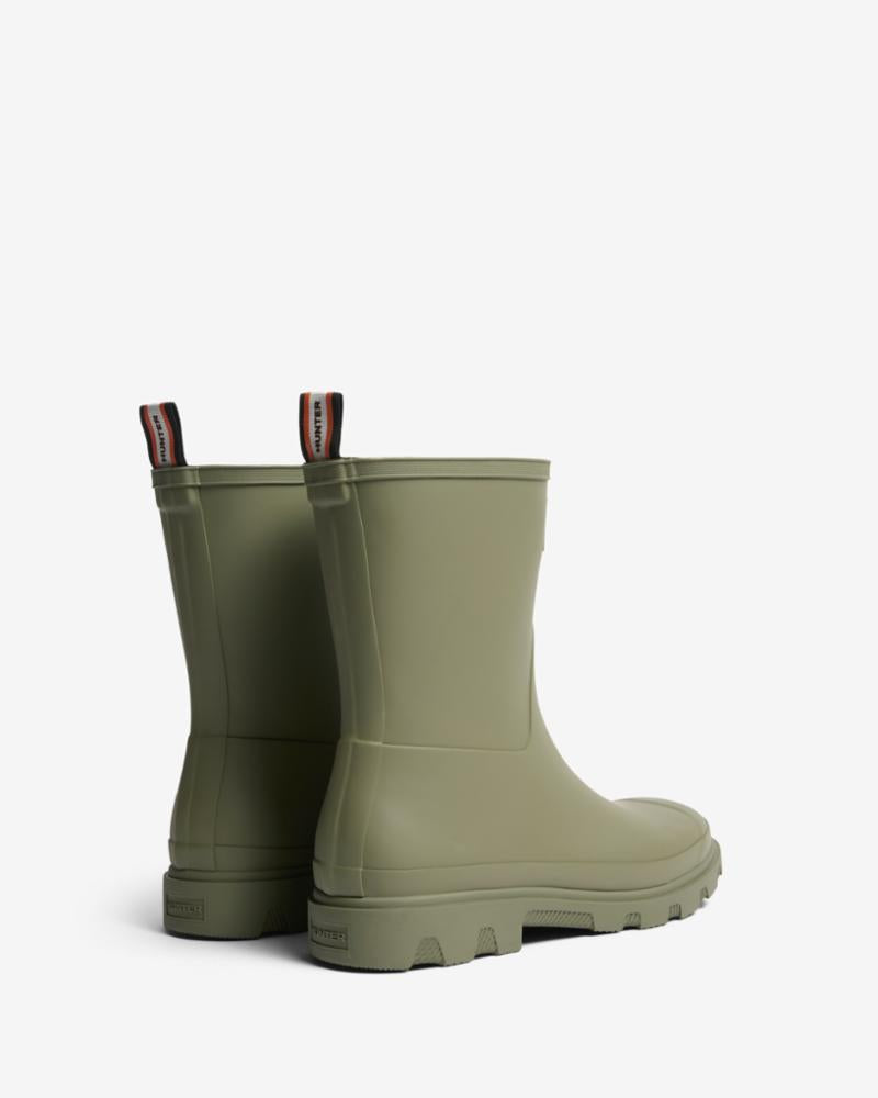 Hunter Men MK X HUNTER UNISEX DOWNPOUR SHORT BOOTS LAUREL GREEN P131