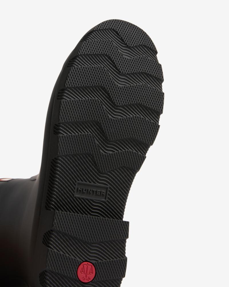 Hunter Men MK X HUNTER UNISEX DOWNPOUR SHORT BOOTS BLACK P199