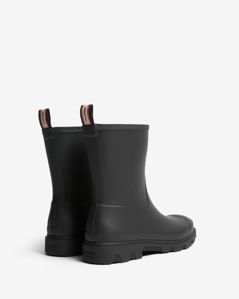 Hunter Men MK X HUNTER UNISEX DOWNPOUR SHORT BOOTS BLACK P199