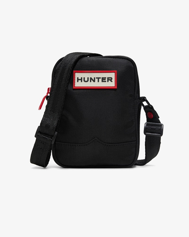 HUNTER WOMEN TRANSFER BLACK ECONYL TEXTILE MIX MAT