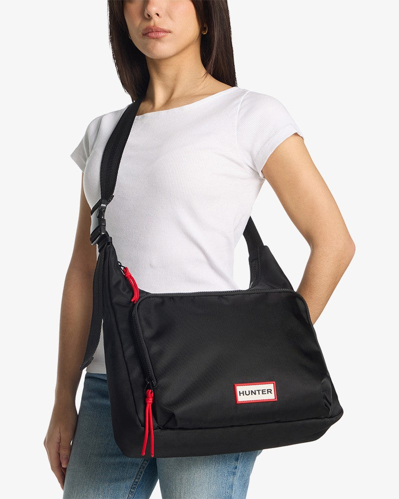HUNTER WOMEN COMMUTE BLACK ECONYL TEXTILE MIX MAT