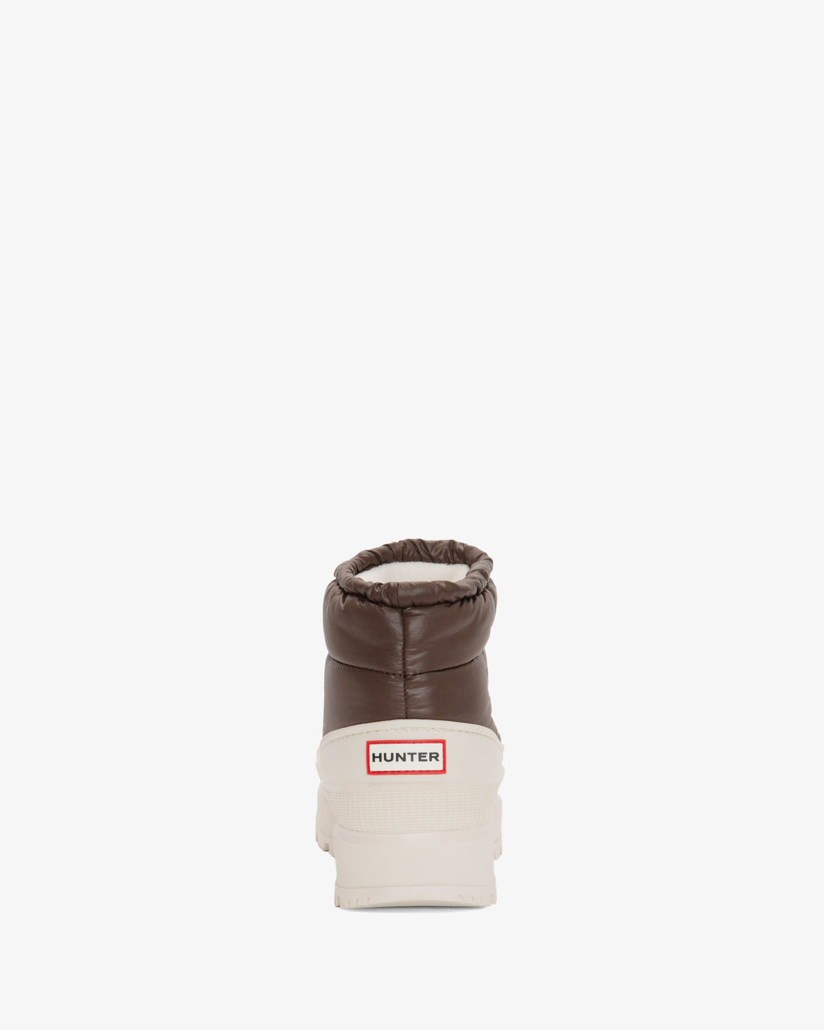HUNTER WOMEN AMBLE BOOTIE BROWN M10124/OFF WHITE87331