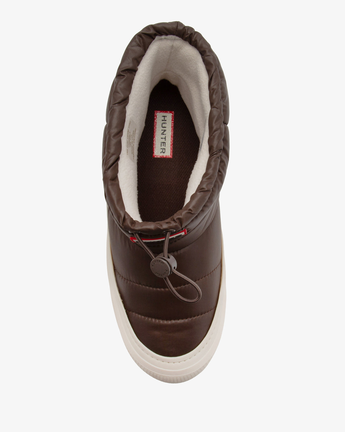 HUNTER WOMEN AMBLE BOOTIE BROWN M10124/OFF WHITE87331
