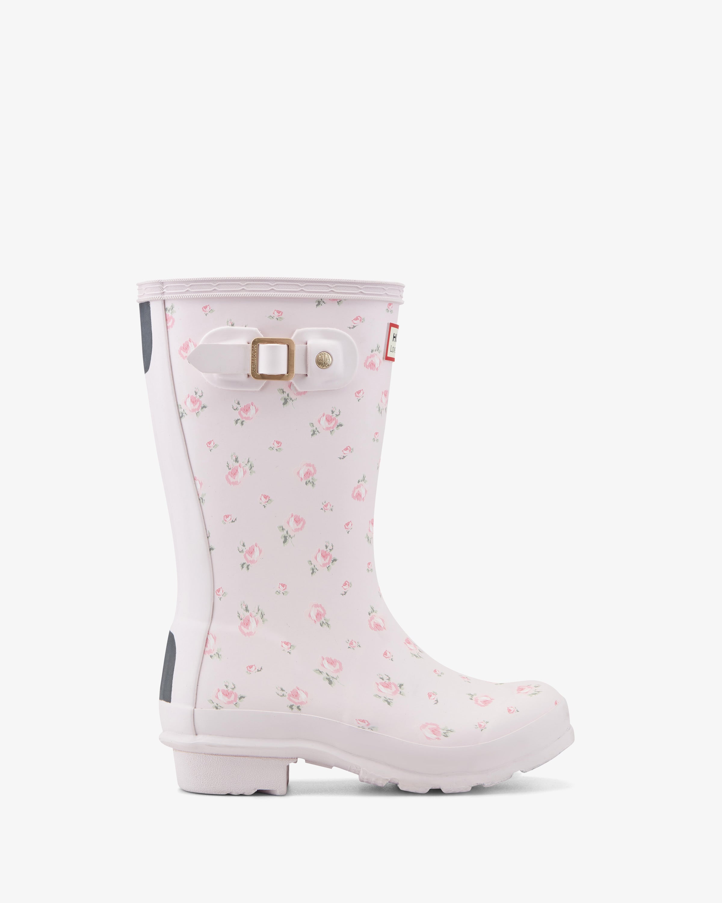 HUNTER KIDS BIG KIDS ORIGINAL BOOT LOVE SHACK FANCY PINK MULTI/PINK/BLOOM HEIR DIT