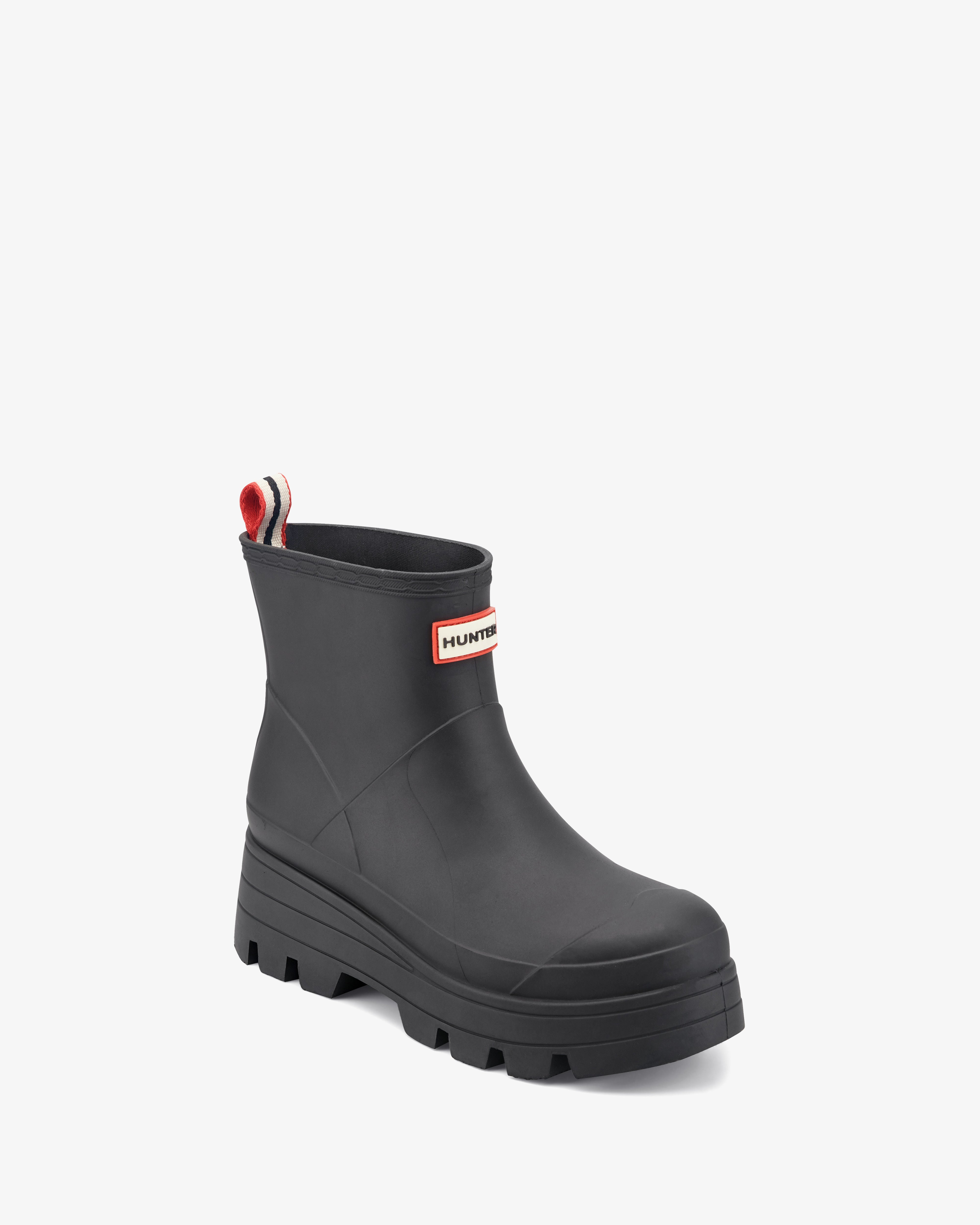 HUNTER WOMEN BRIANA BOOTIE BLACK/SIGNATURE