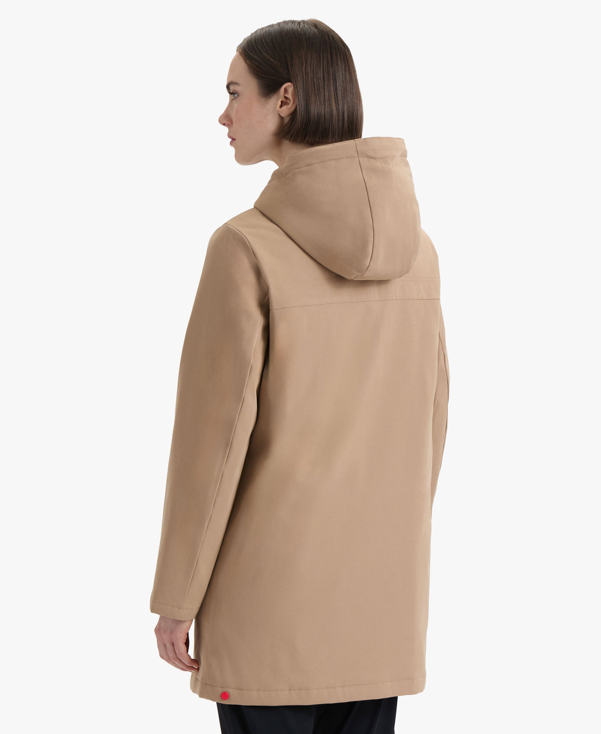 HUNTER WOMEN BILLIE POLY HOODED RAINCOAT 263 BRITISH TAN