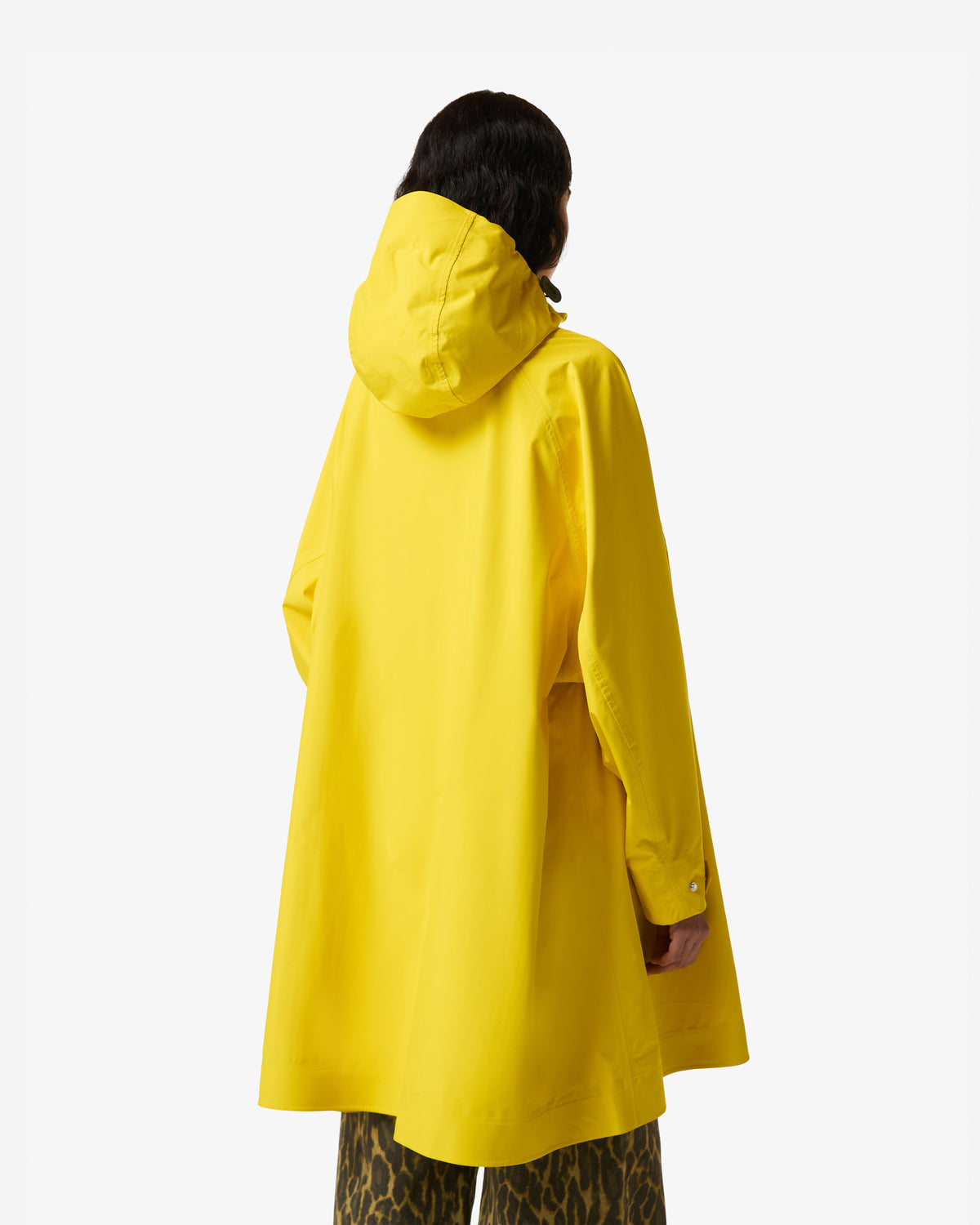 HUNTER WOMEN GANNI X HUNTER WATERPROOF PONCHO LEMON