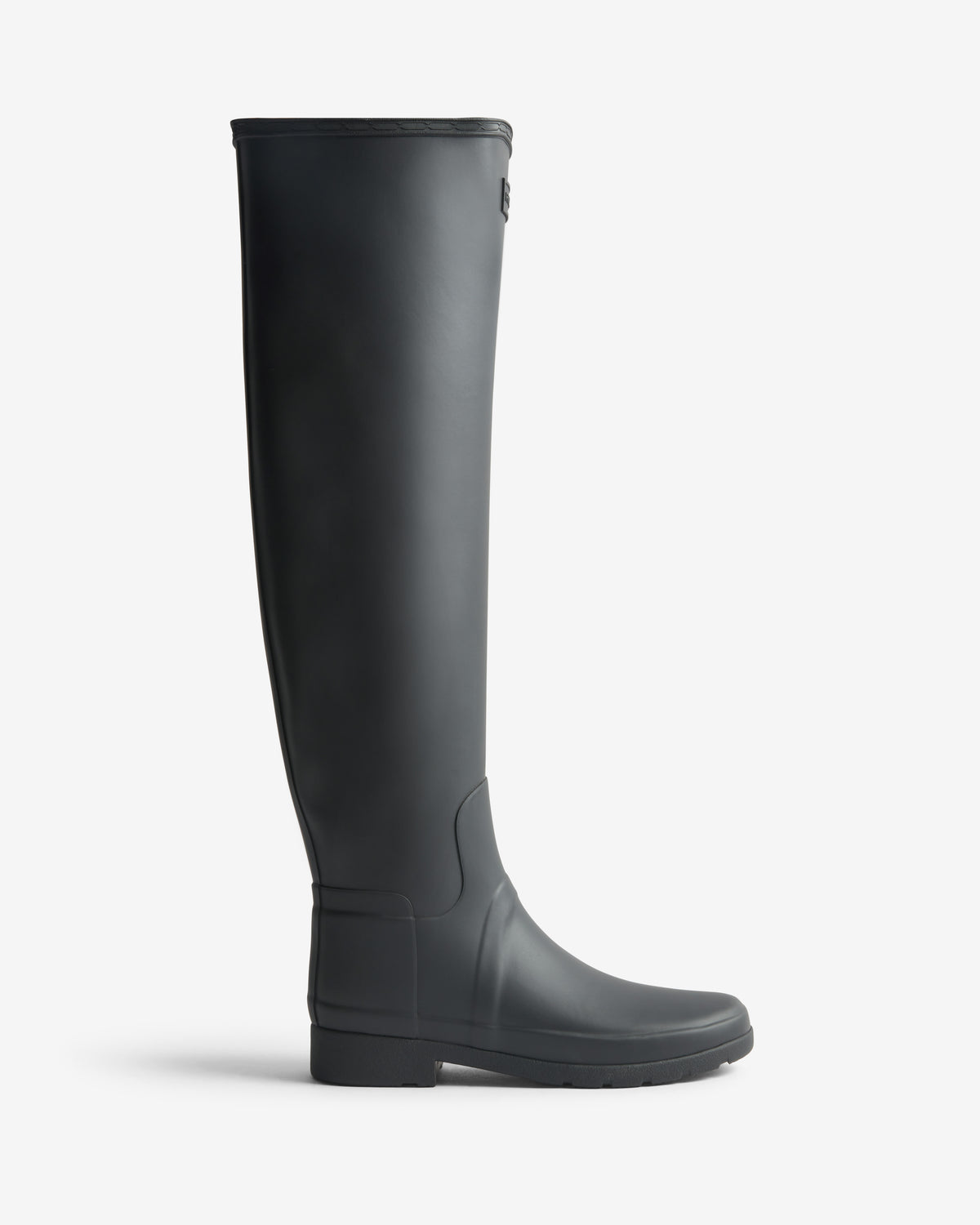 HUNTER WOMEN WOMENS REFINED OVER THE KNEE BOOT BLACK