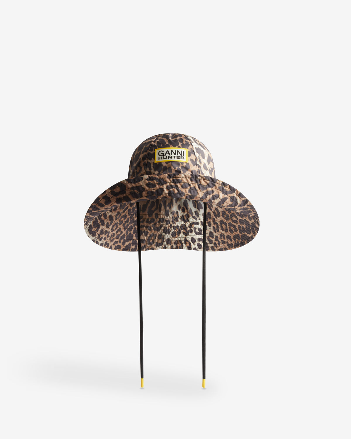 HUNTER UNISEX GANNI X HUNTER WATERPROOF BUCKET HAT GANNI LEOPARD