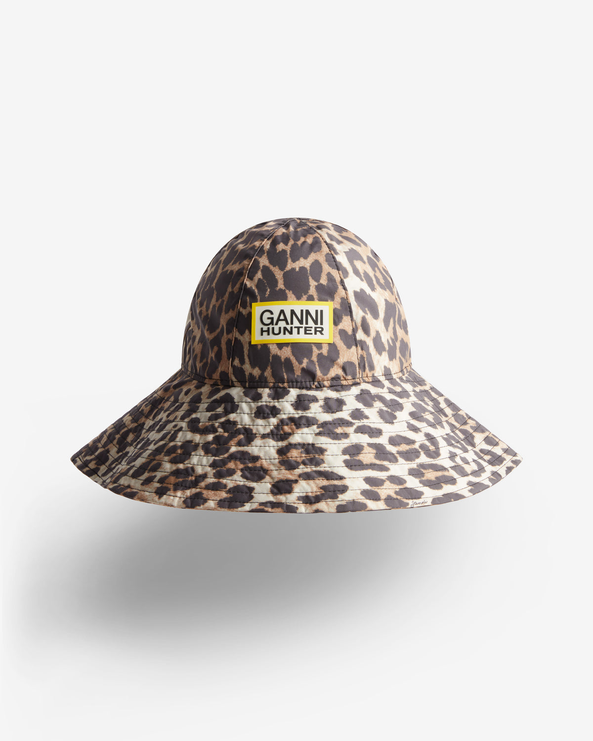HUNTER UNISEX GANNI X HUNTER WATERPROOF BUCKET HAT GANNI LEOPARD