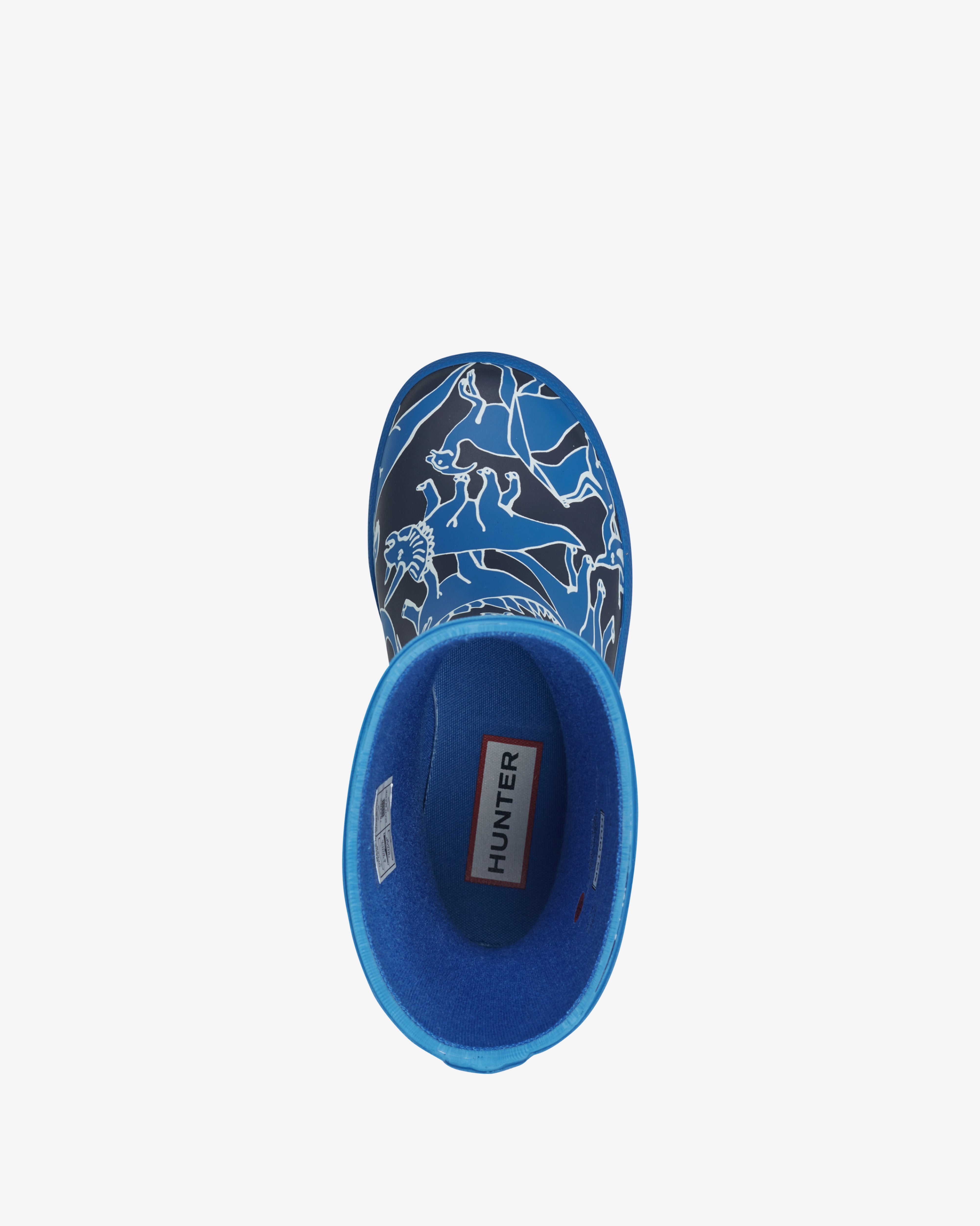 HUNTER KIDS LITTLE KIDS ORIGINAL FIRST CLASSIC BOOT BALEINE BLUE MULTI