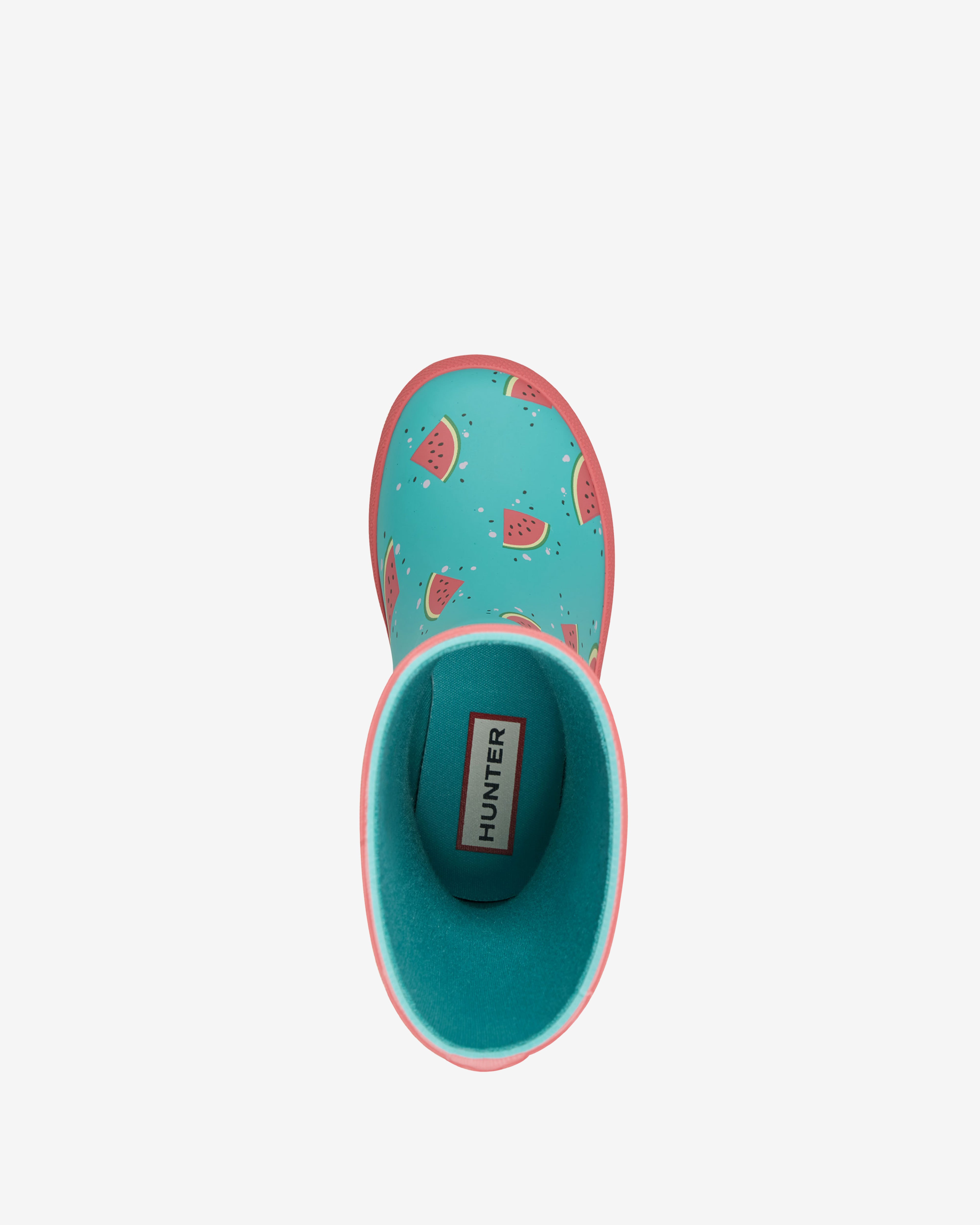 HUNTER KIDS LITTLE KIDS ORIGINAL FIRST CLASSIC BOOT BRIGHT AQUA MULTI