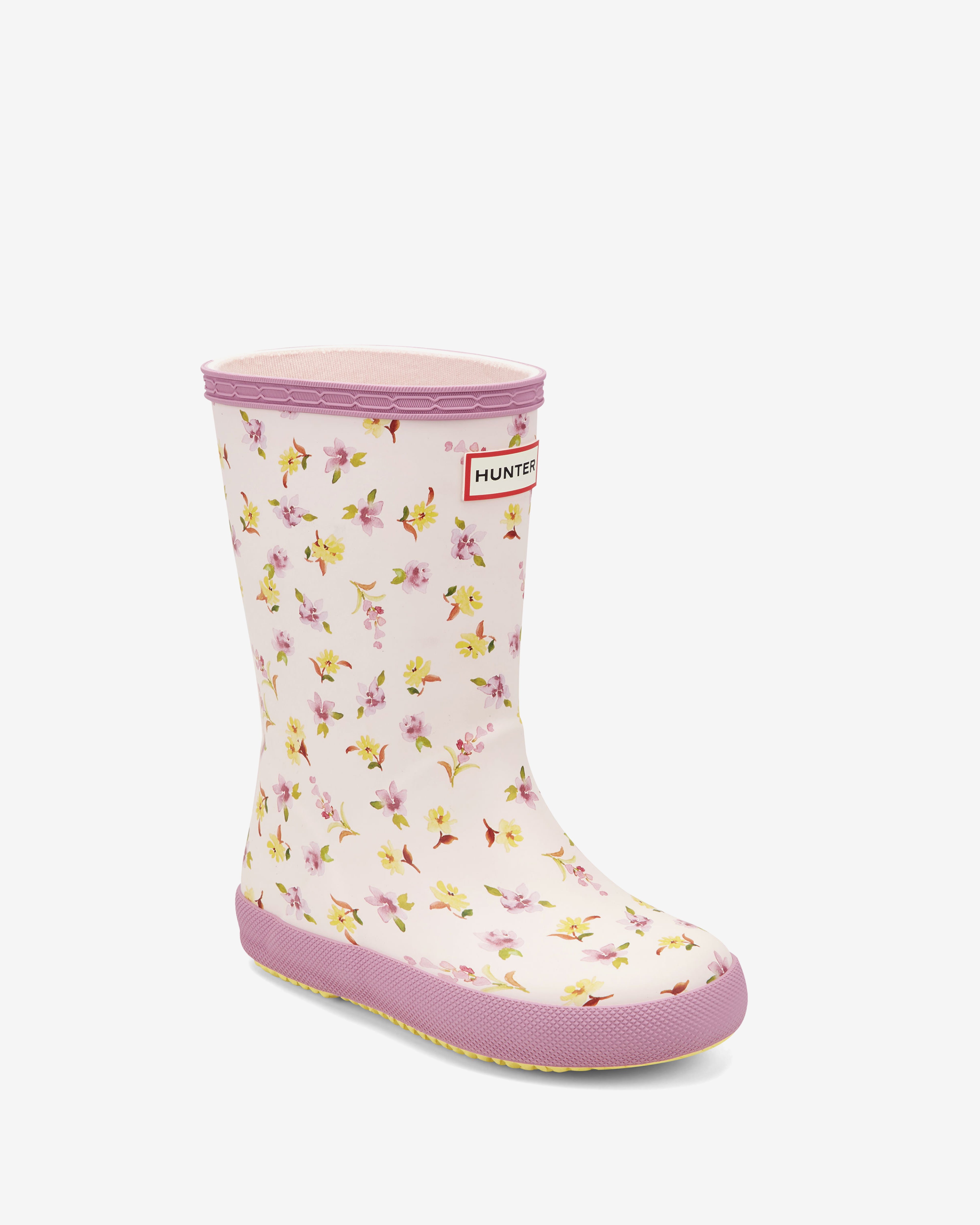 HUNTER KIDS LITTLE KIDS ORIGINAL FIRST CLASSIC BOOT CLOUD PINK MULTI