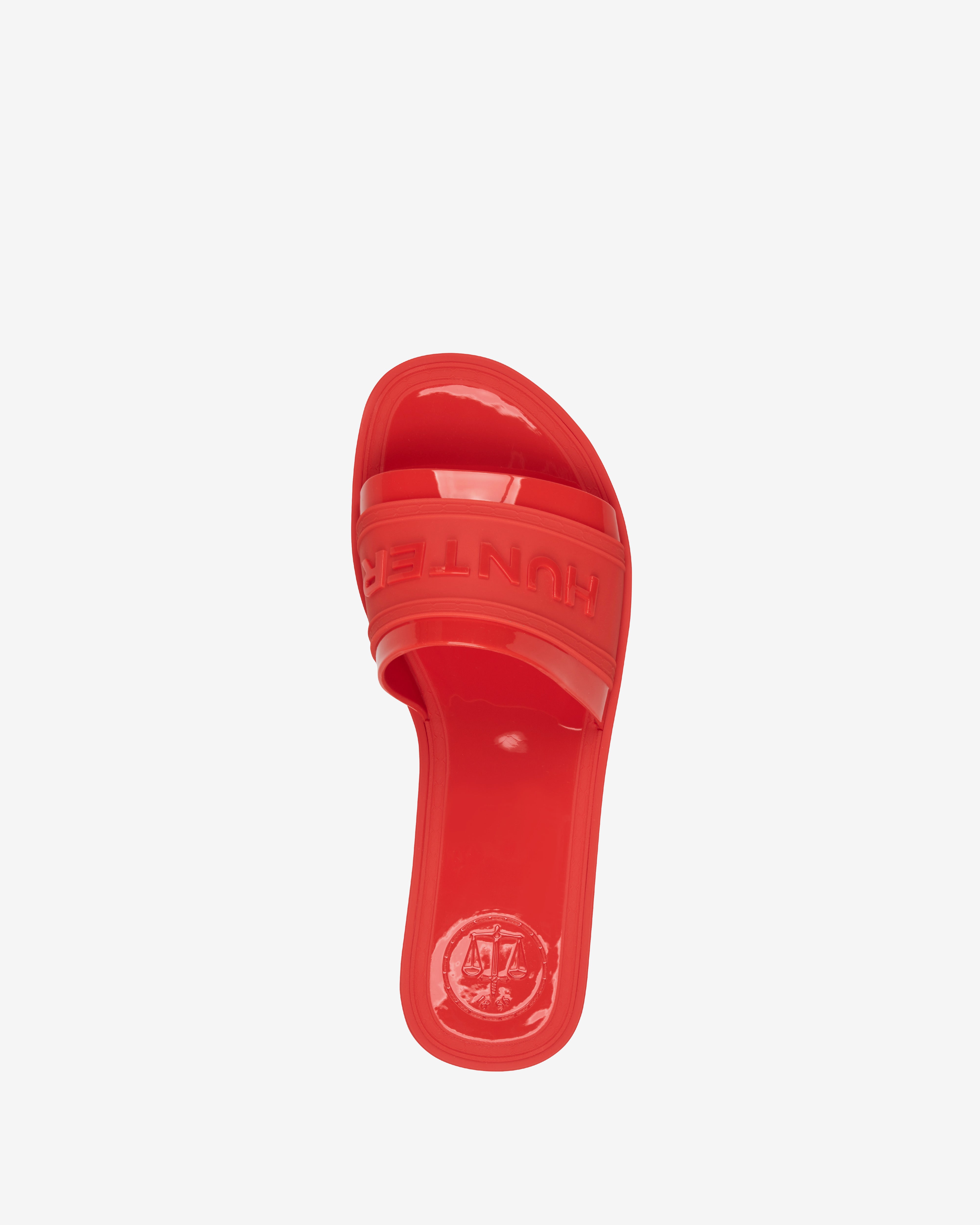 HUNTER WOMEN MARINA FLAT RED RL25101