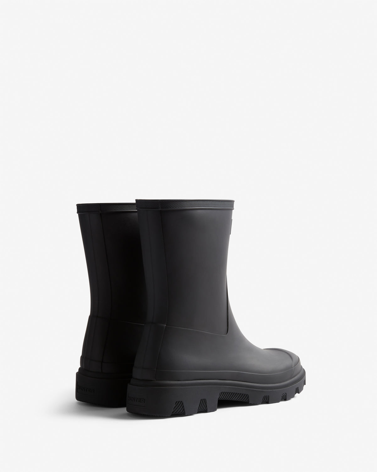 HUNTER UNISEX UNISEX RAINPOUR SHORT BOOT BLACK
