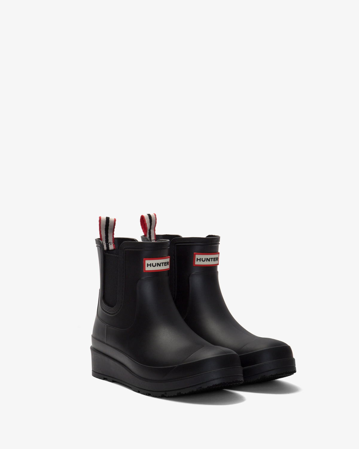 HUNTER WOMEN TABITHA BLACK/BLACK/PVC MOLDED