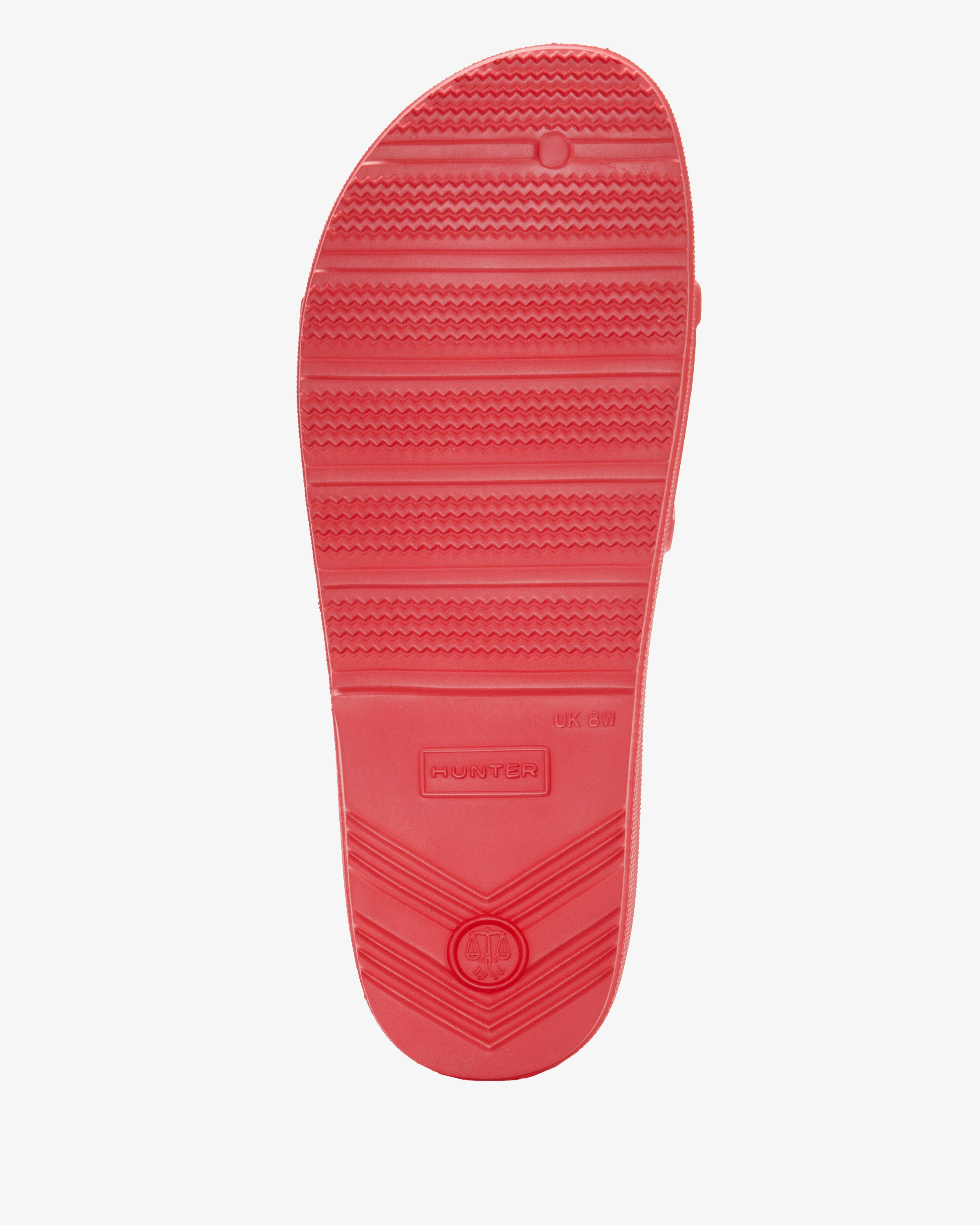 HUNTER WOMEN WOMENS ORIGINAL LIGHTWEIGHT MOULDED SLIDE HUNTER RED