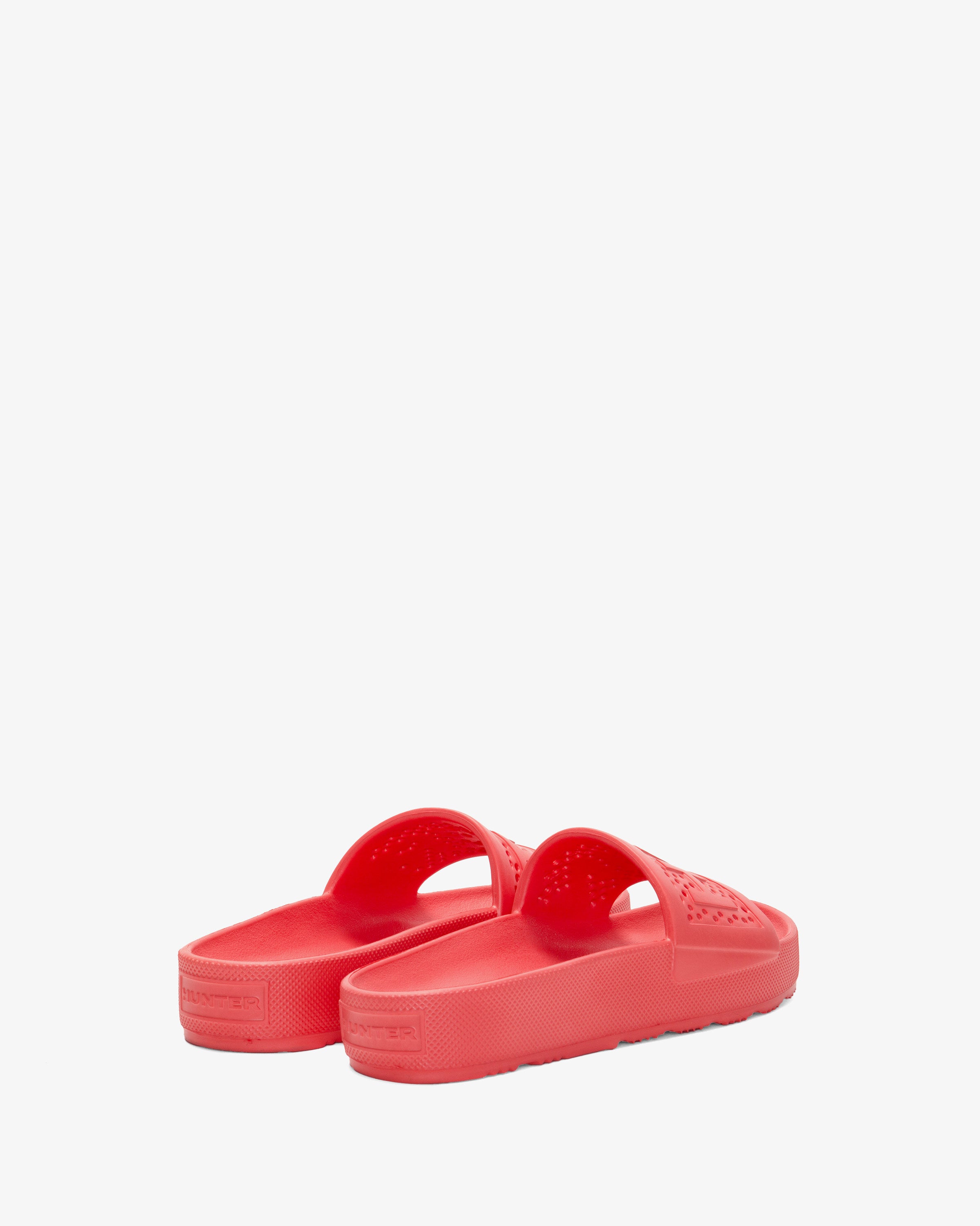 HUNTER WOMEN WOMENS ORIGINAL LIGHTWEIGHT MOULDED SLIDE HUNTER RED