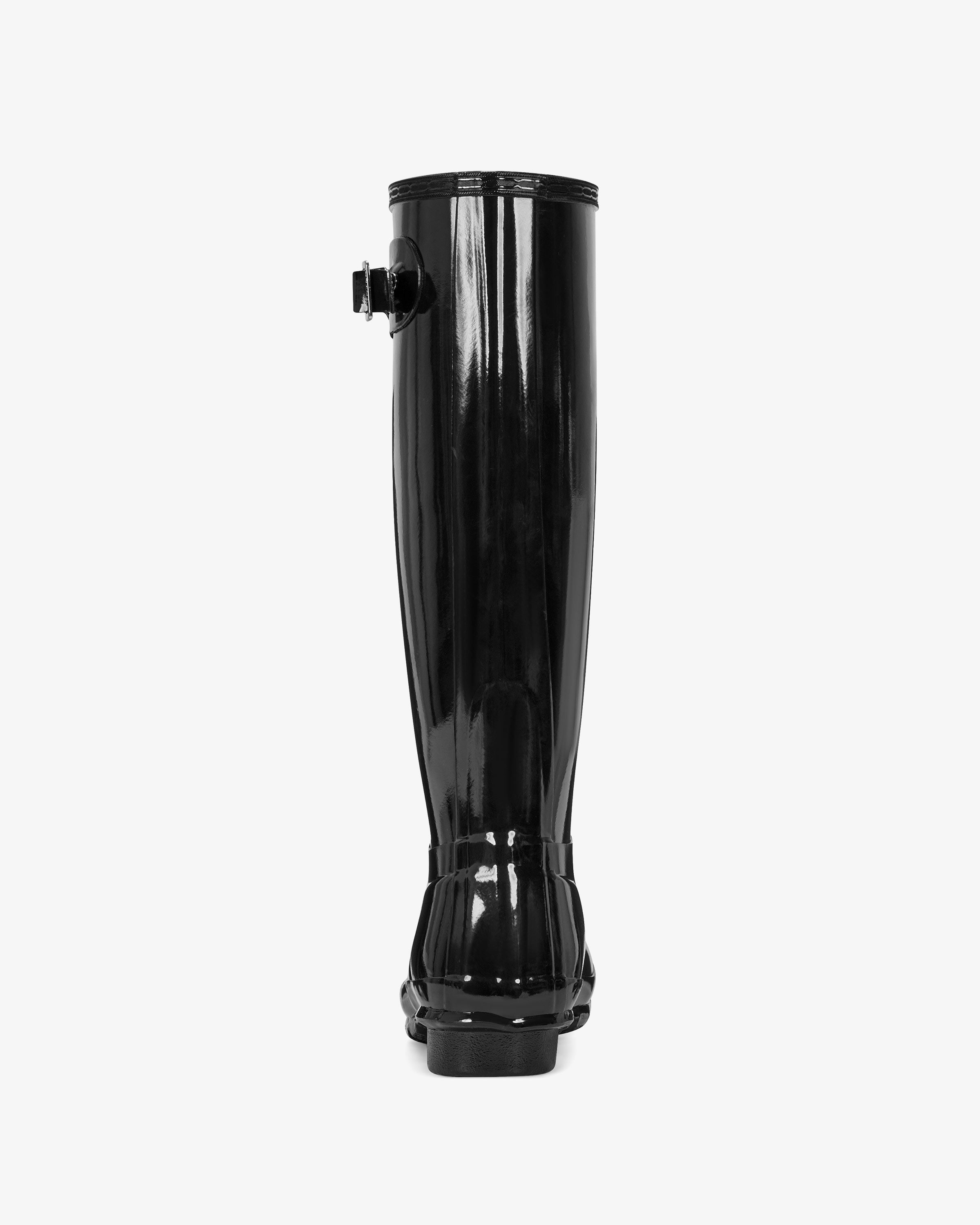 HUNTER WOMEN WOMENS ORIGINAL TALL GLOSS BOOT BLACK