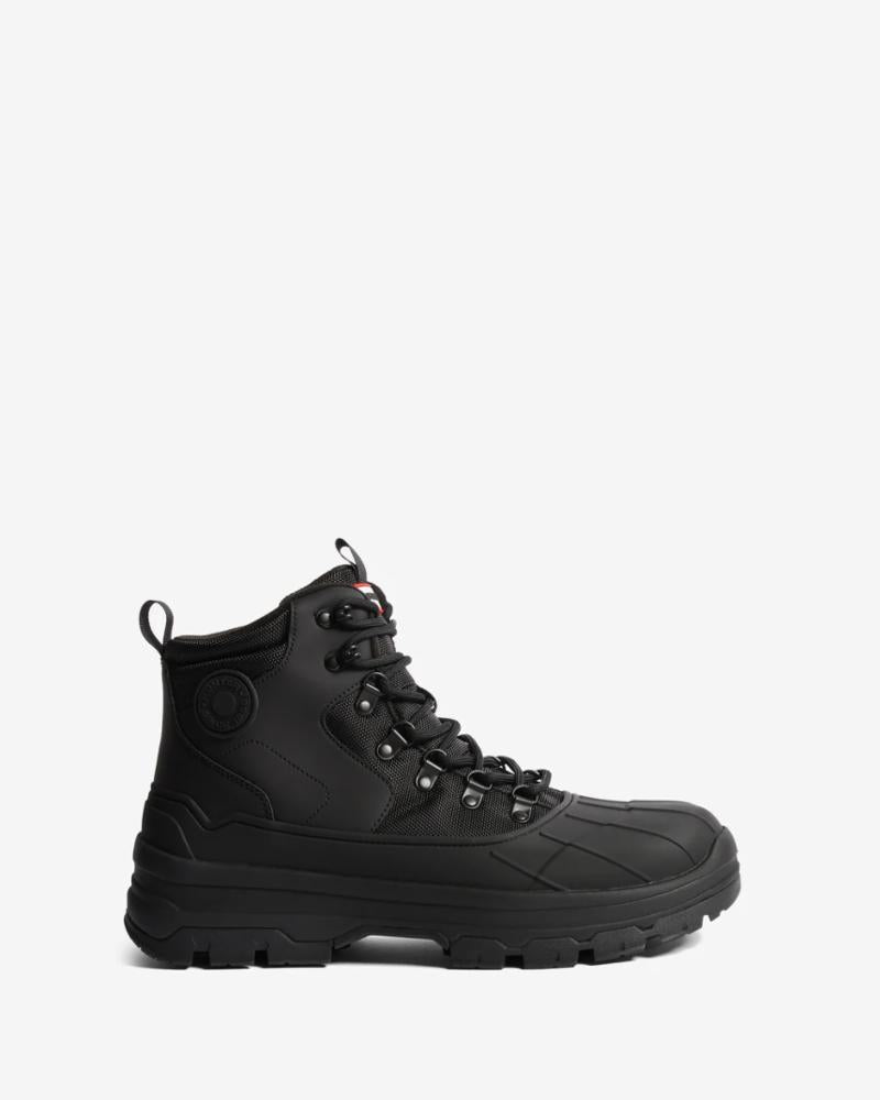 Hunter Men MENS EXPLORER DUCK BOOT BLACK