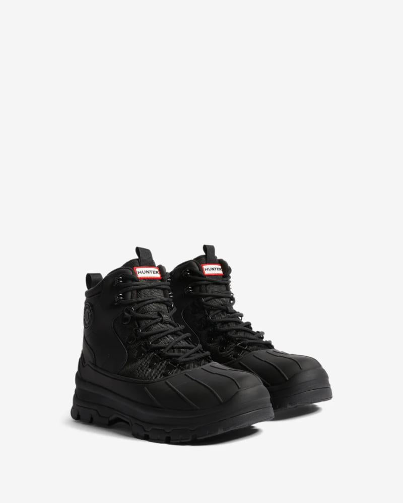 Hunter Men MENS EXPLORER DUCK BOOT BLACK