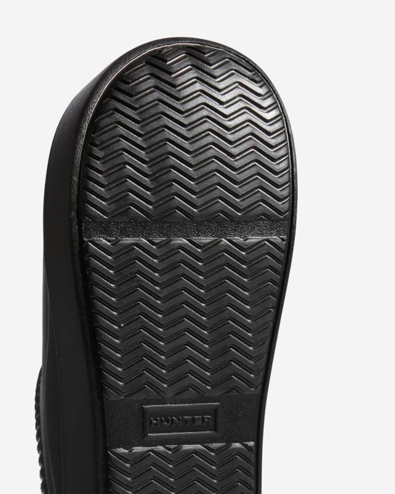 Hunter Women SABOT ISOLÉ EN MOUSSE D'ALGUES UNISEXE IN/OUT BLOOM NOIR BLB