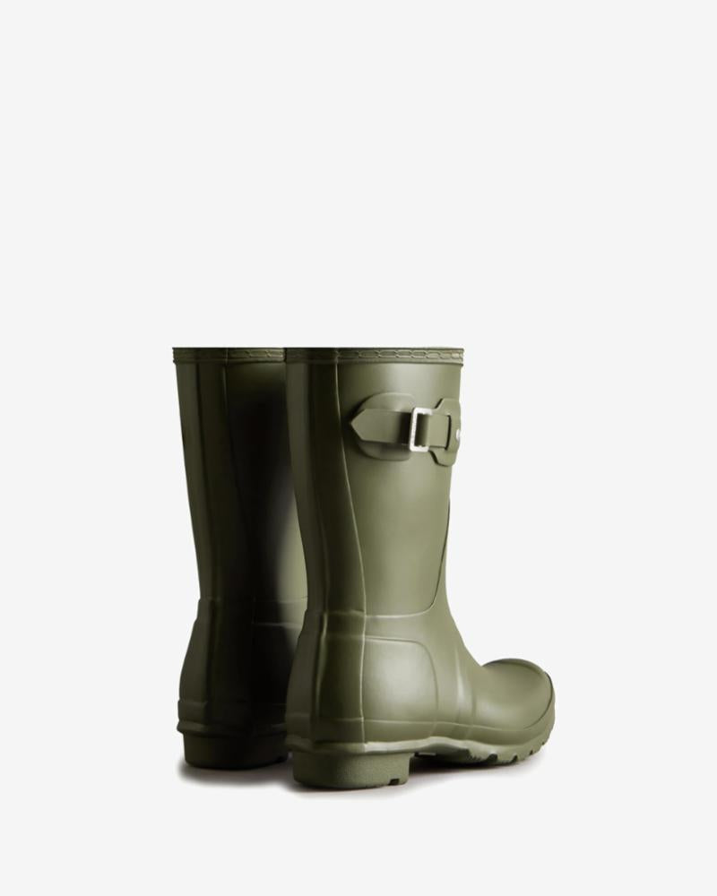 Hunter Women WOMENS ORIGINAL SHORT BOOT OLIVE LEAF
