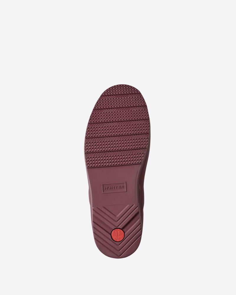 Hunter Women WOMENS PLAY SHORT SHERPA INSULATED BOOT CHESTNUT CRUST/HUNTER RED+9043