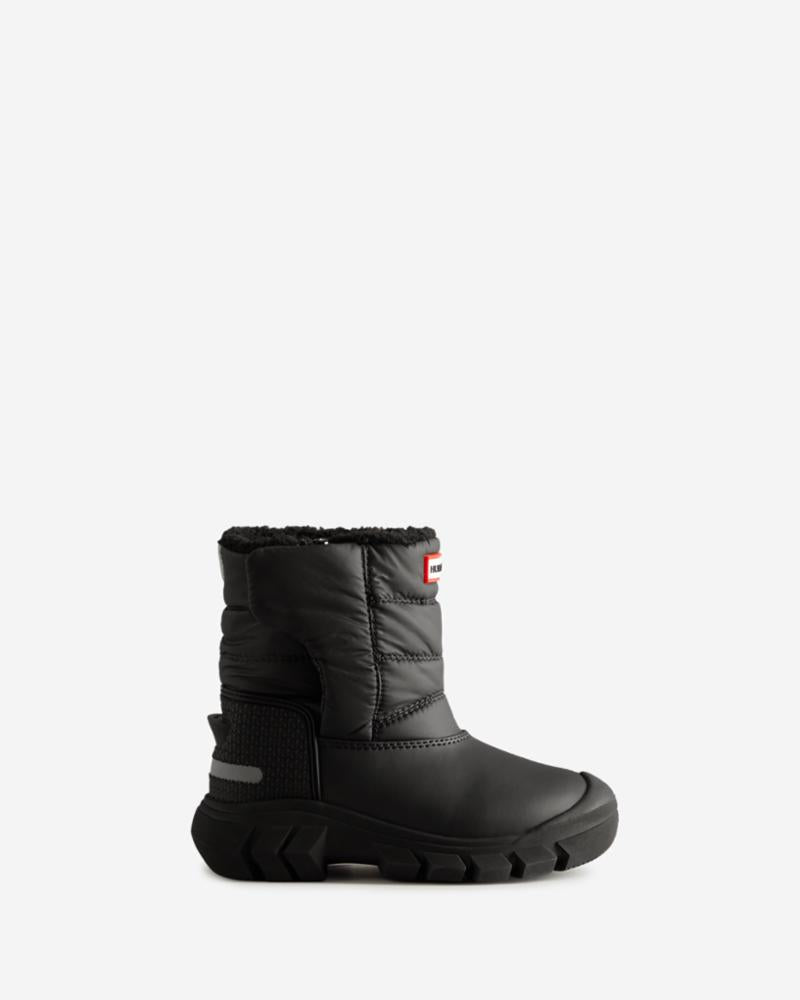Hunter Kids LITTLE KIDS INTREPID SNOW BOOT BLACK