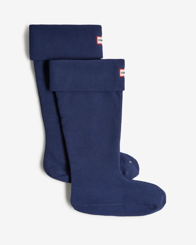 Hunter Women FLEECE TALL BOOT SOCK NAVY