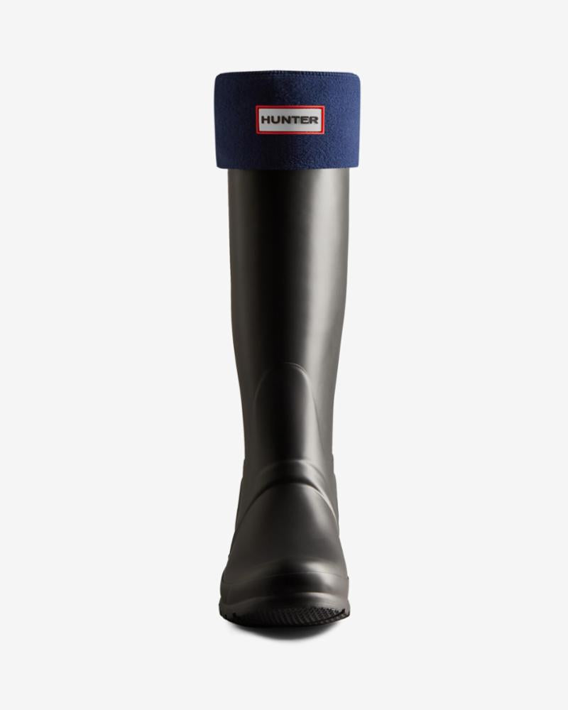 Hunter Women FLEECE TALL BOOT SOCK NAVY