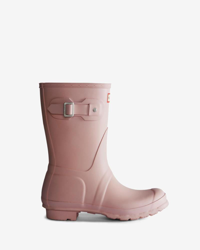 Hunter Women WOMENS ORIGINAL SHORT BOOT FADED ROSE
