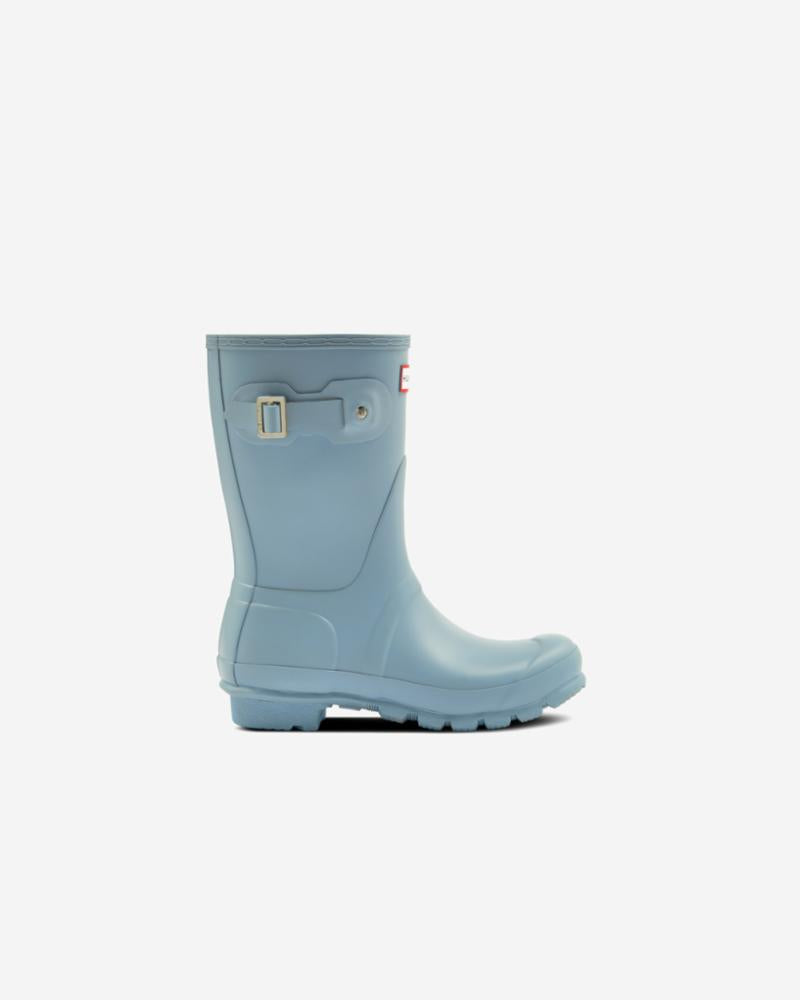 Hunter Women WOMENS ORIGINAL SHORT BOOT BLUE STEM