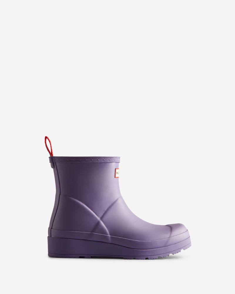 Hunter Women WOMENS PLAY SHORT BOOT IRIDESCENT PURPLE