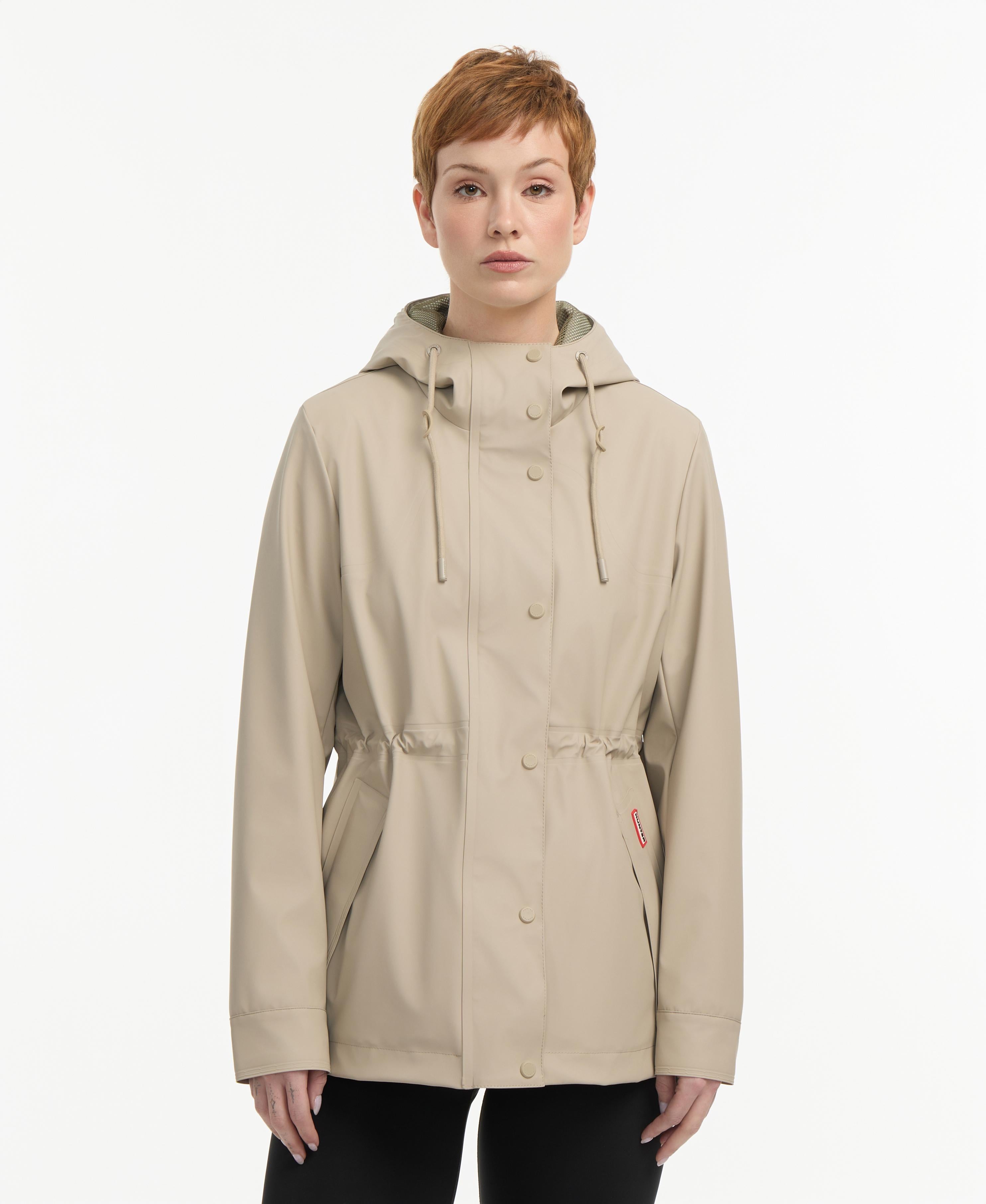 Hunter Women ABBEY SHORT RUBBERIZED RAIN JACKET WHEAT