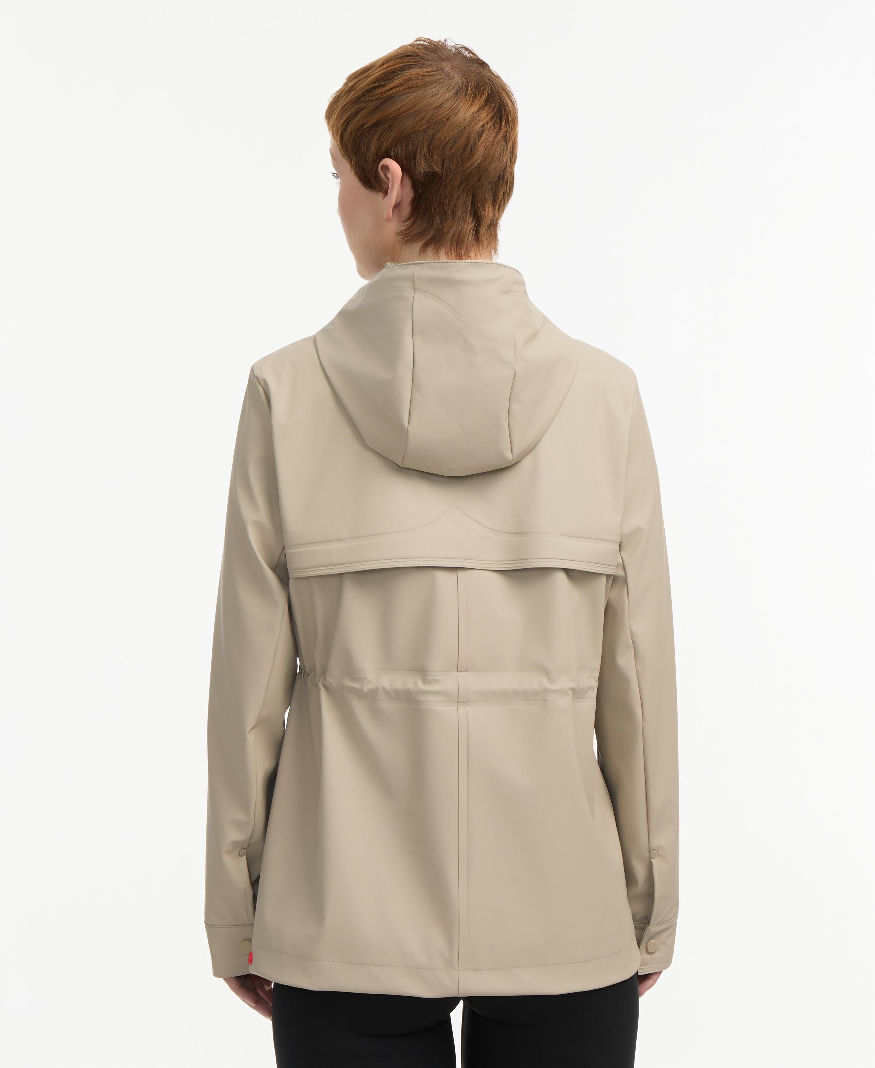 Hunter Women ABBEY SHORT RUBBERIZED RAIN JACKET WHEAT