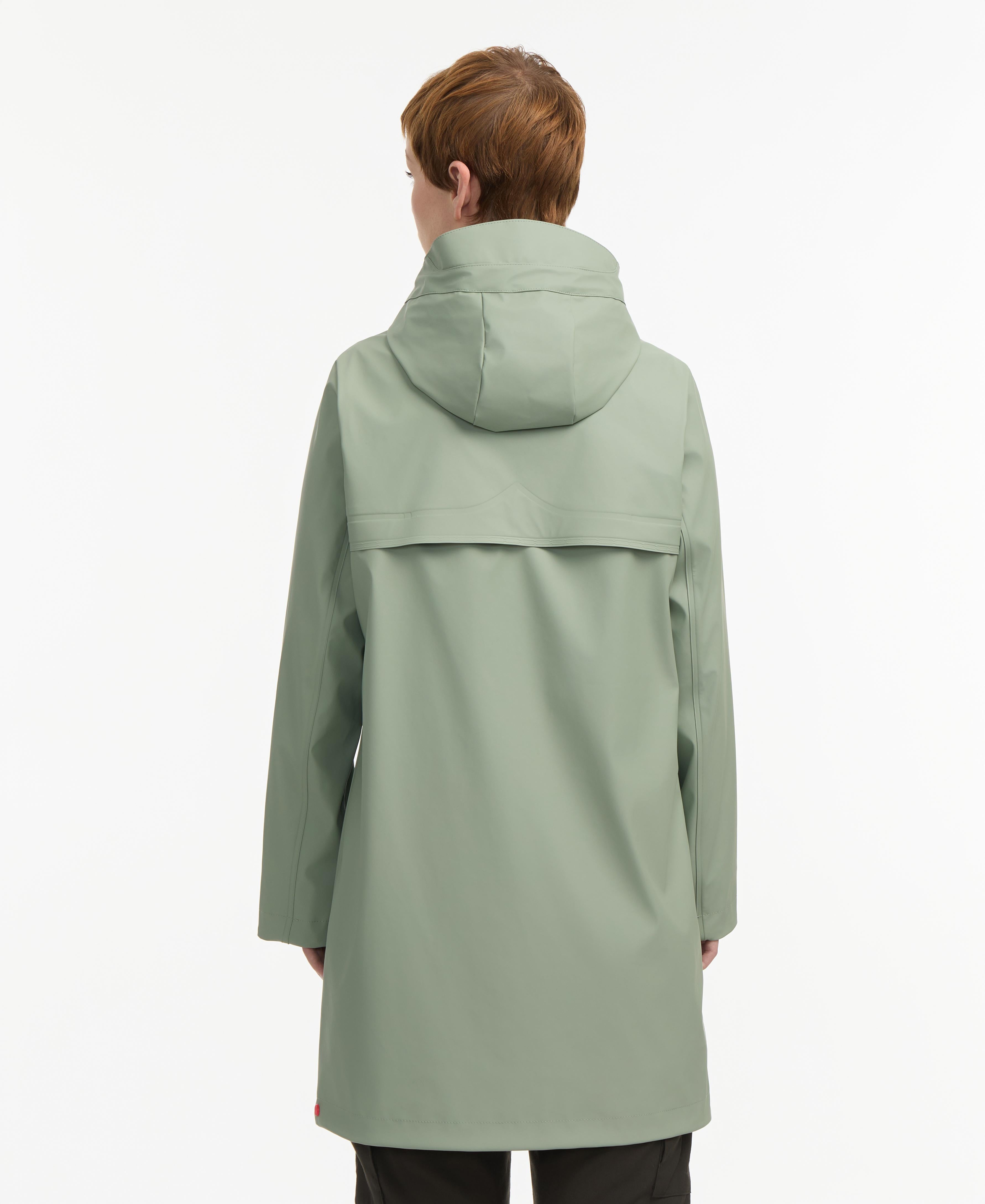 Hunter Women SPRING RUBBERIZED RAIN COAT HERB SAGE