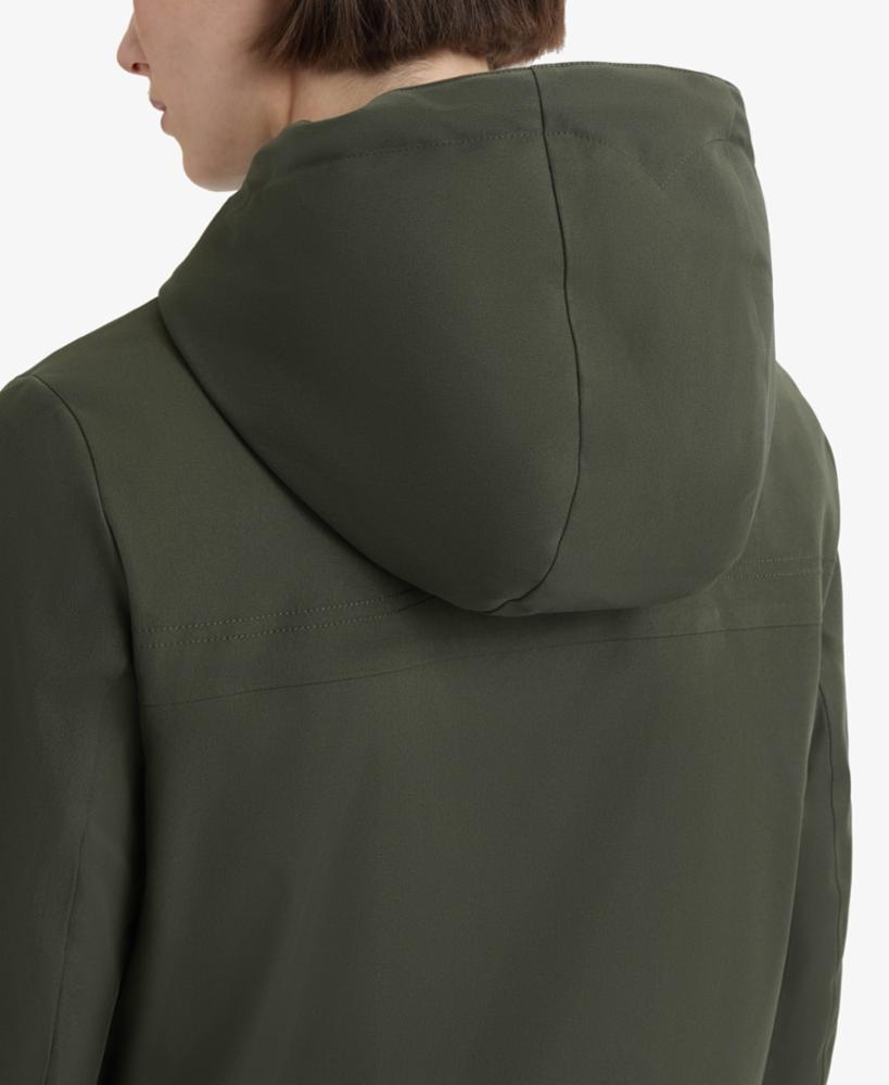 Hunter Women BLAKE POLY SHORT RAIN JACKET HUNTER GREEN