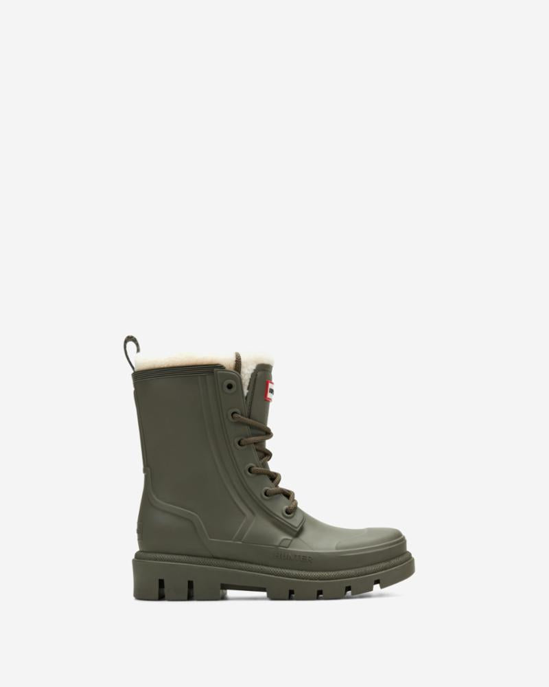 Hunter Women DIANAS WEATHER GALLOWAY GREEN/NATURAL