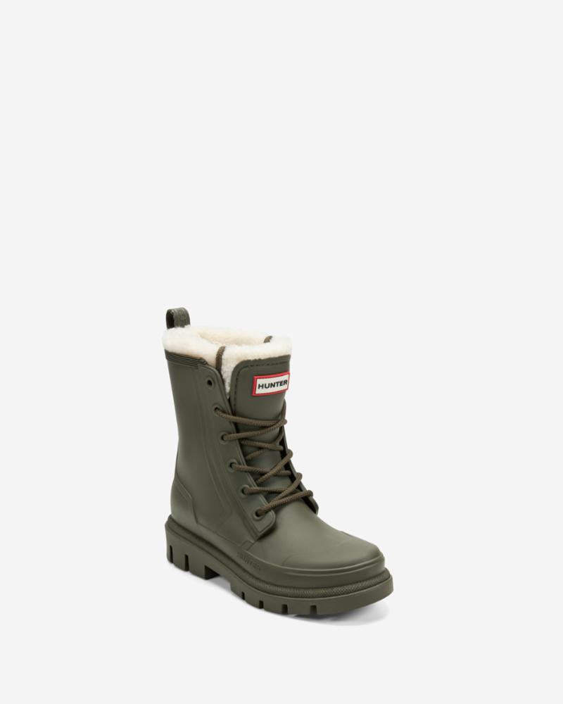 Hunter Women DIANAS WEATHER GALLOWAY GREEN/NATURAL