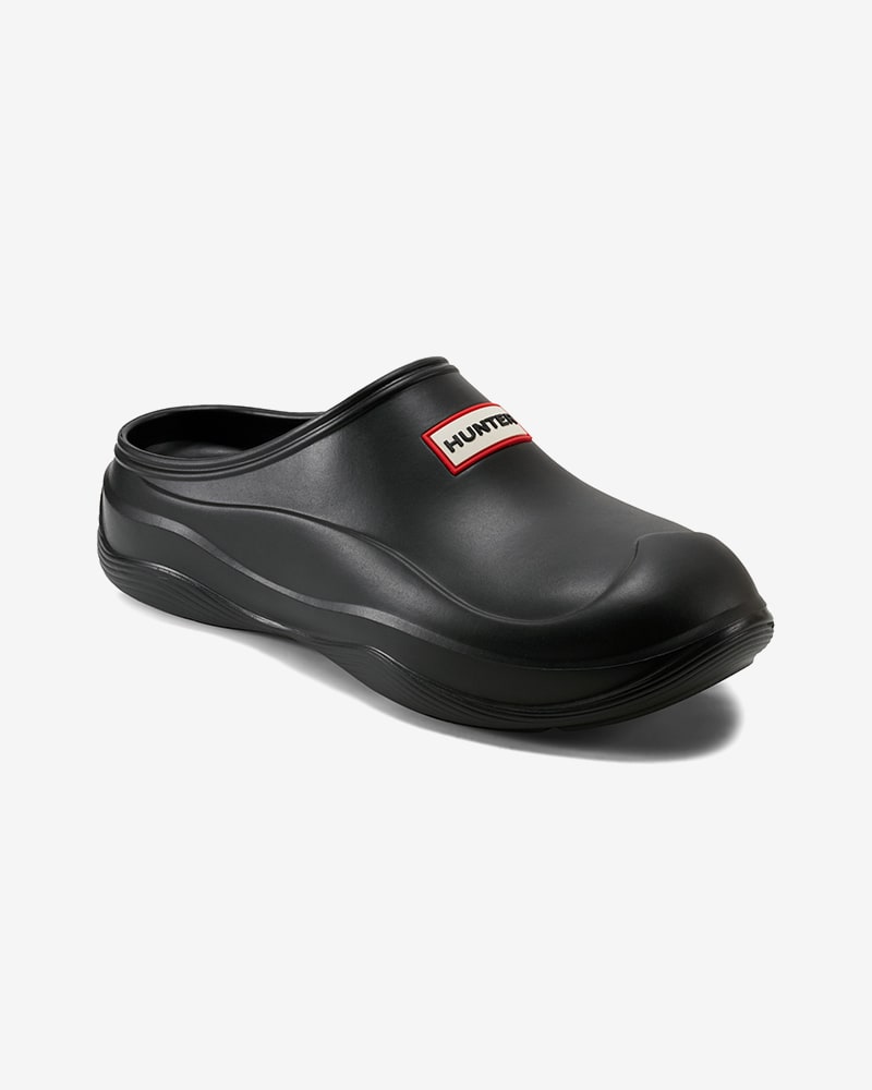 HUNTER WOMEN ELANA MOLDED CLOG BLACK